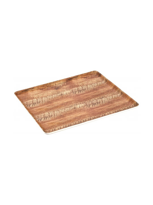 Ready Дърво Поднос за сервиране в Кафяв Цвят 2см GRM-333/WOODEN 1бр