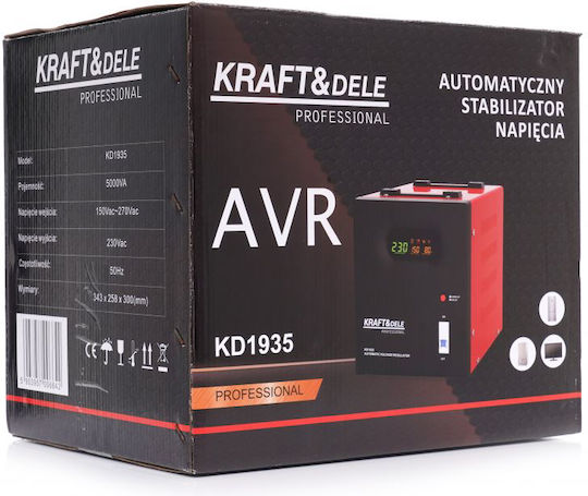 Voltage Stabilizer Avr 5000va 230v Kd1935 Kraft&dele