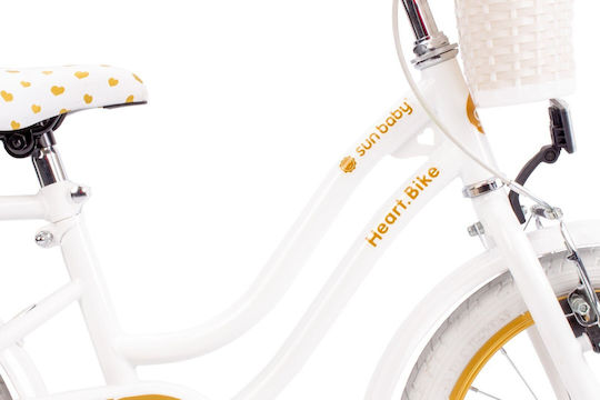 Sun Baby 16" Παιδικό Ποδήλατo Πόλης Λευκό