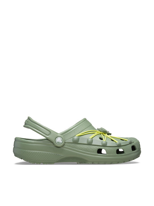 Crocs Lockdown Clogs Green