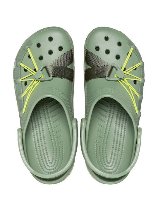 Crocs Lockdown Clogs Green