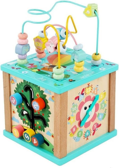 Cub Logic Centru de Activități Multifuncțional 5 în 1 Copii 3 Ani+ Lemn 30×19×19 Cm Multicolor