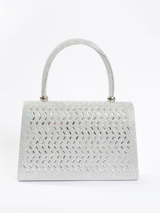 Damentasche Handtasche Silber