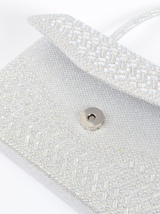 Damentasche Handtasche Silber