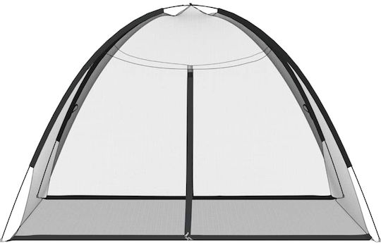 Mongolia Mosquito Net Doors 200 Mesh Black 200x200x135 cm