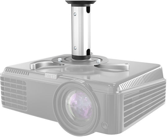 Neomounts Projektorhalterung Decke mit Maximale Belastung 15kg Silber