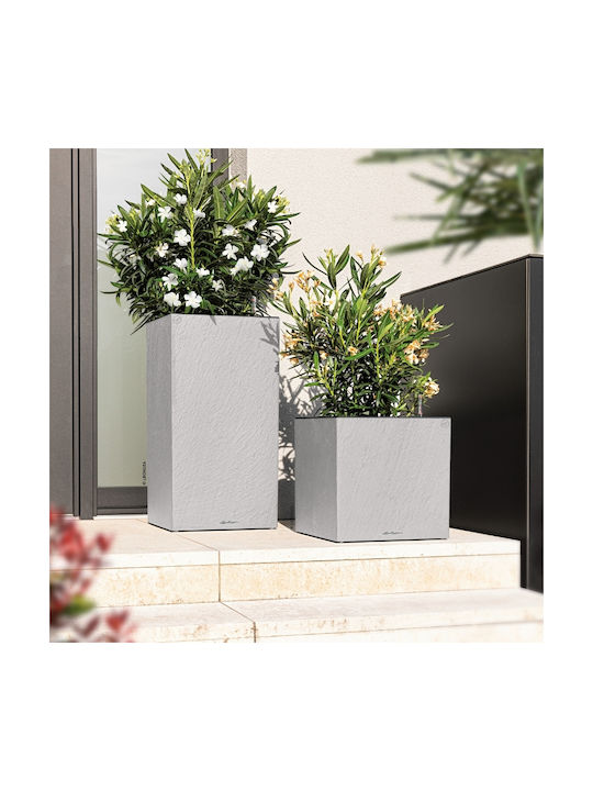 Lechuza Canto Self-watering Pot Plastic Light Grey 30x30x30cm.
