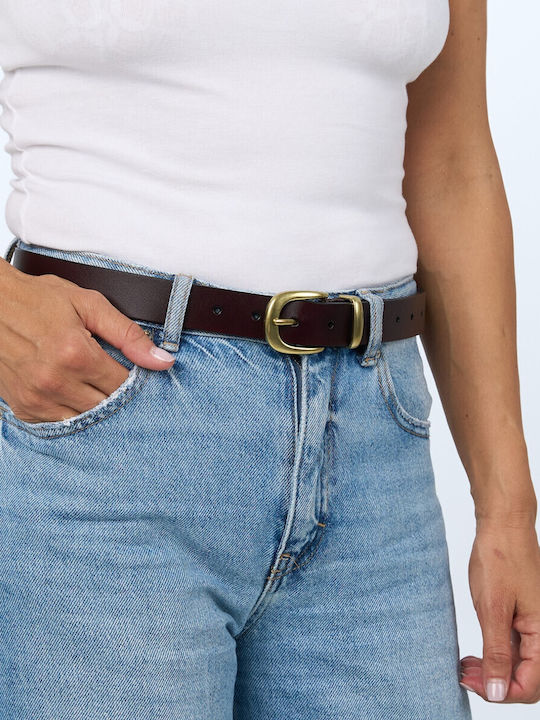 Leder Damen Gürtel Braun