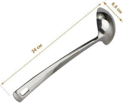 Elekom Deep Soup Spoon Stainless Steel Gray 24cm