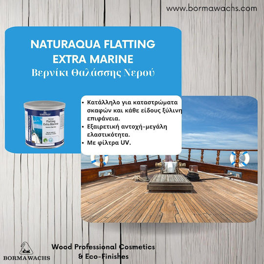 Borma Wachs Naturaqua Flatting Extra Marine Water Colorless Matte 2.5lt