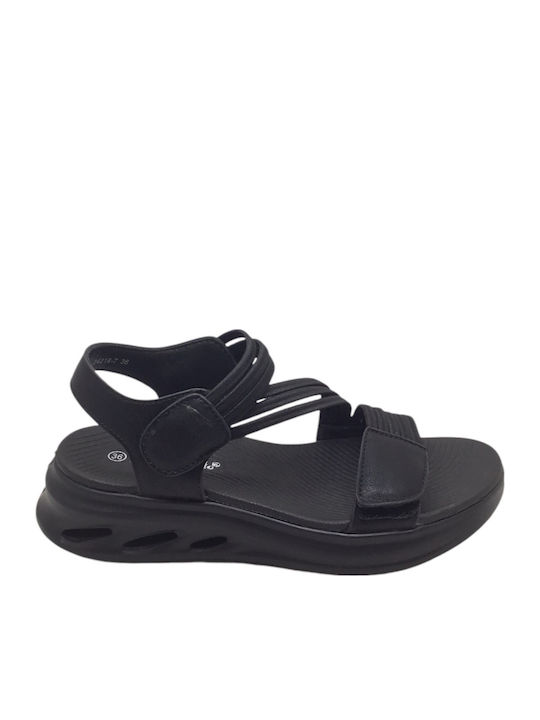 Anatomic Women's Ankle Strap Platforms Black