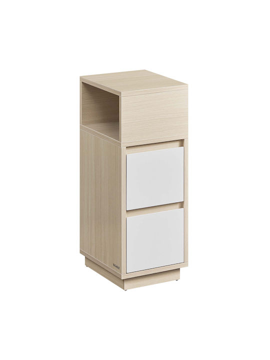 Nachttisch Beige 30x25x65cm