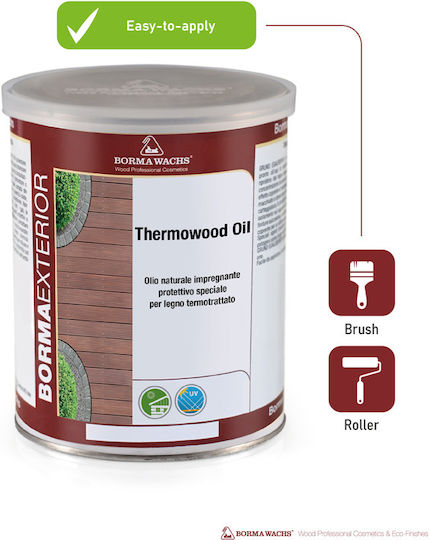 Borma Wachs Thermowood Impregnation Varnish Solvent Based Colorless 2.5lt