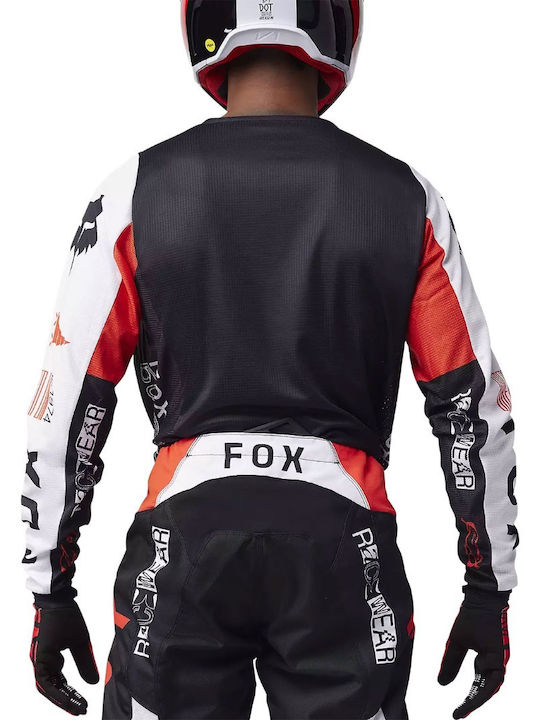 Fox 180 Race Spec Ανδρική Μπλούζα Motocross Μακρυμάνικη FLUORESCENT RED
