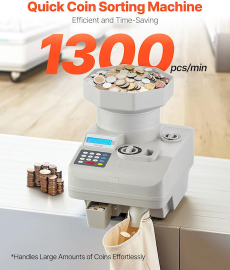 Vevor Брояч на пари Монети YBQDJQQTYDYYPXN84V2