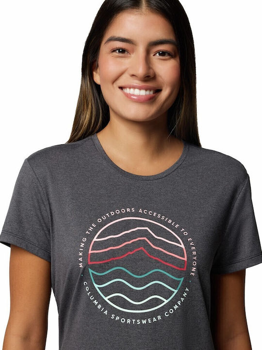 Γυναικείο Αθλητικό T-shirt Γκρι