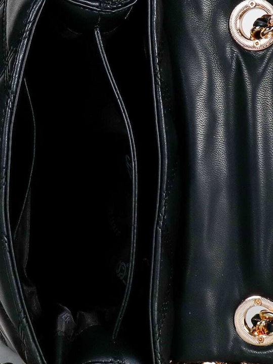 Leder Damentasche Umhängetasche Schwarz