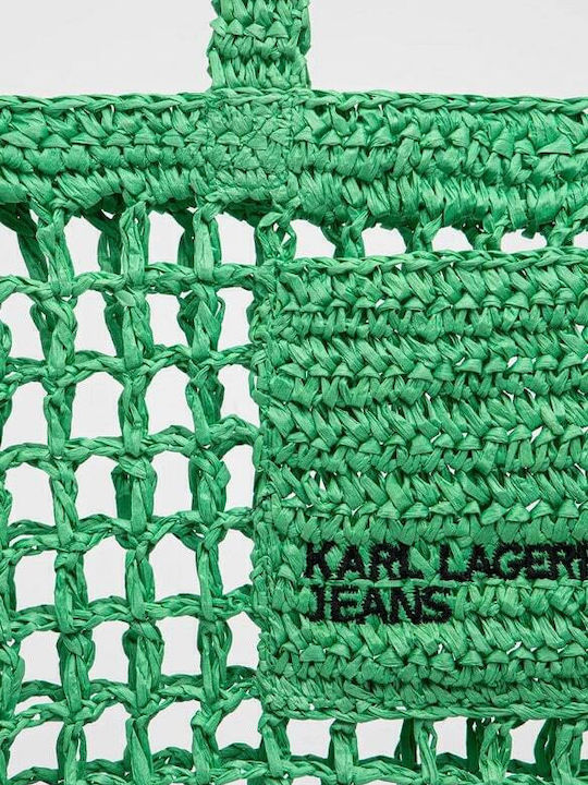 Karl Lagerfeld Shopping Bag in Green color