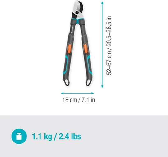 Gardena Easycut L Long Handle Pruner Branches Up to 50mm 12040-20