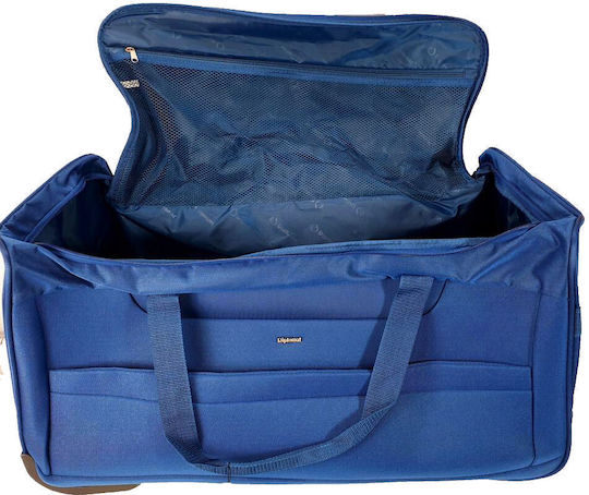 Diplomat Sack Voyage Blue with Wheels Fabric L70xW34xH36cm