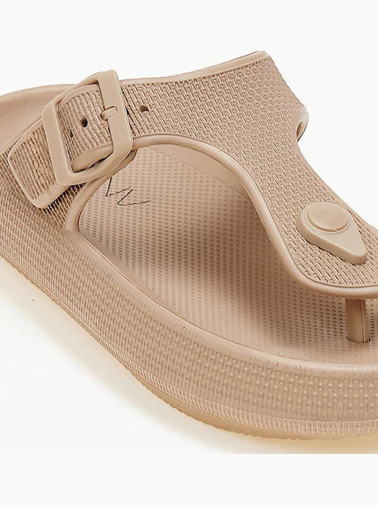 Frauen Flip Flops in Braun Farbe