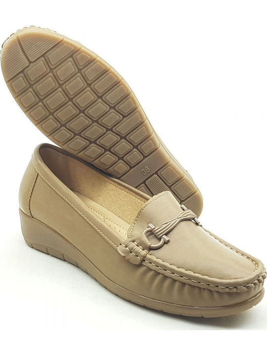 Γυναικεία Loafers σε Κίτρινο Χρώμα