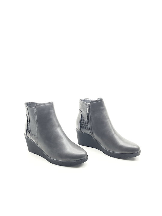 Stiefeletten Damen Schwarz