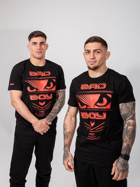 Fight T-shirt Black/red