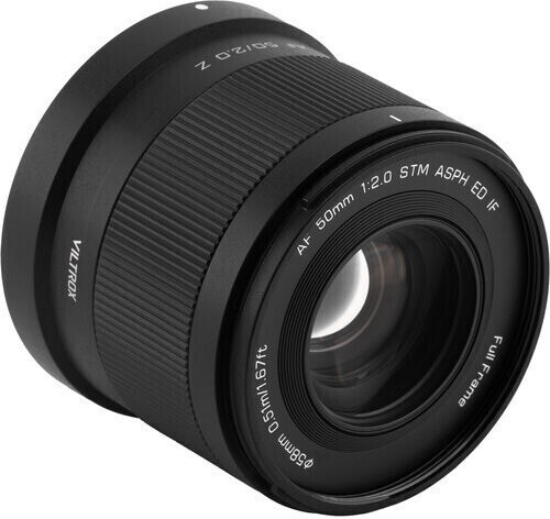Viltrox Full Frame Camera Lens AF 50mm f/2 Air Z Fixed for Nikon Z Mount Black