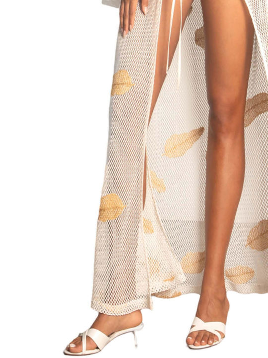 Damen Kimono Beige