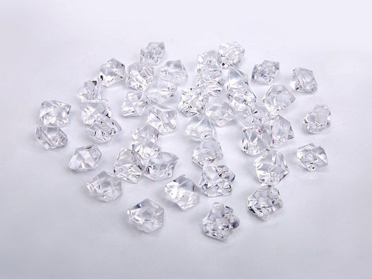 Cristale transparente 25×21mm – 50 bucăți