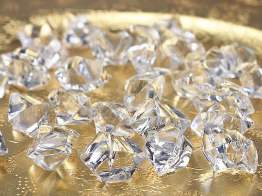 Cristale transparente 25×21mm – 50 bucăți
