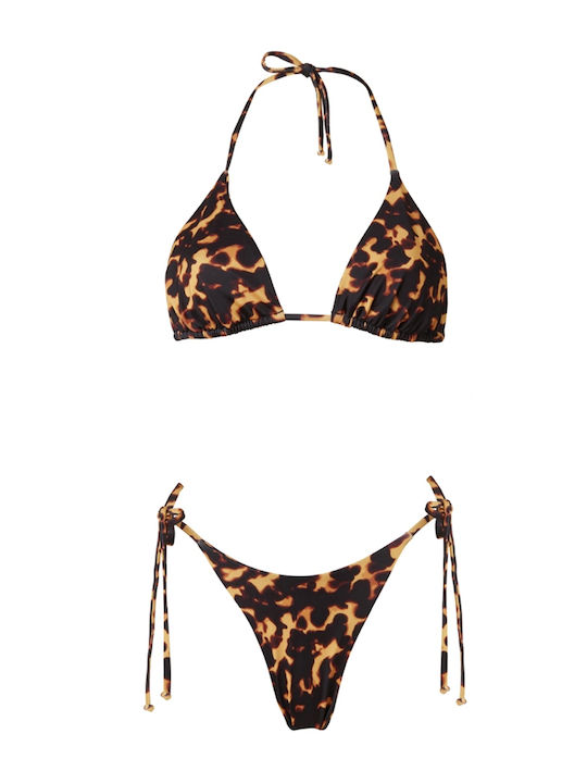 Bikini Set Top & Slip Bottom Yellow