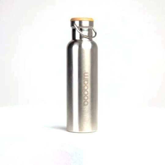 Boobam Stainless Steel Thermos Bottle 600ml Silver