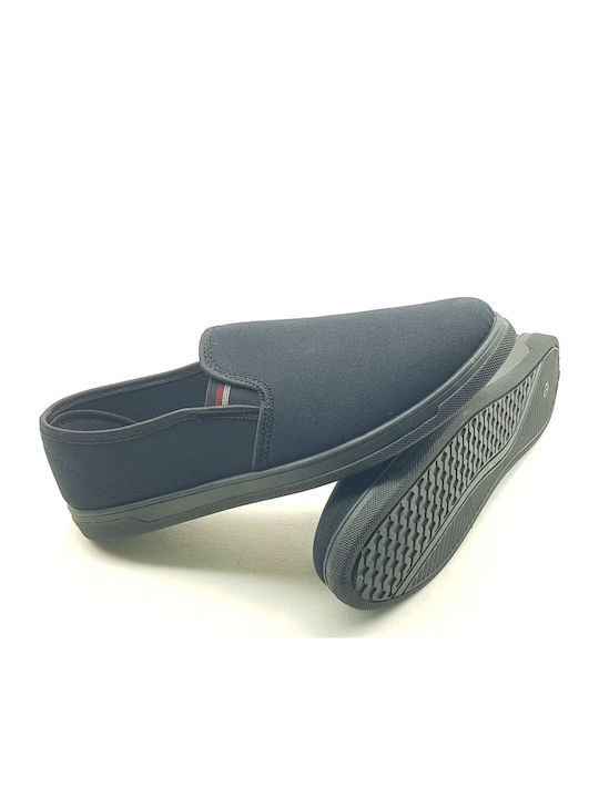 Men's Canvas Slip-Ons Black