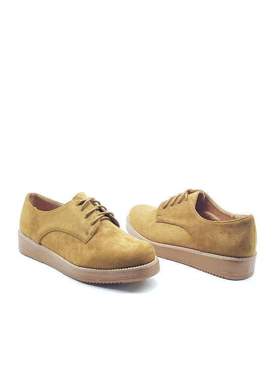 Γυναικεία Oxfords σε Καφέ Χρώμα