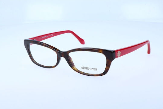 Roberto Cavalli Plastic Eyeglass Frame Brown RC0807052