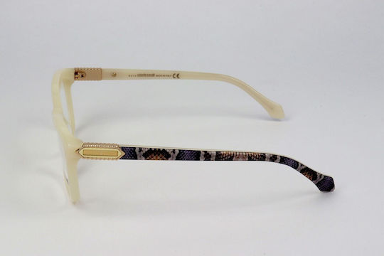 Roberto Cavalli Weiblich Kunststoff Brillenrahmen Weiß RC0865024