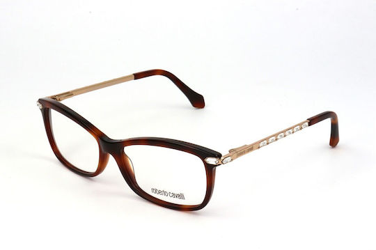 Roberto Cavalli Plastic Eyeglass Frame Brown RC0870052