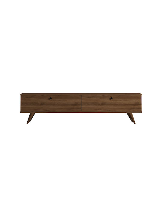 Έπιπλο Τηλεόρασης Jate Καρυδί Μ160xΠ25xΥ40cm