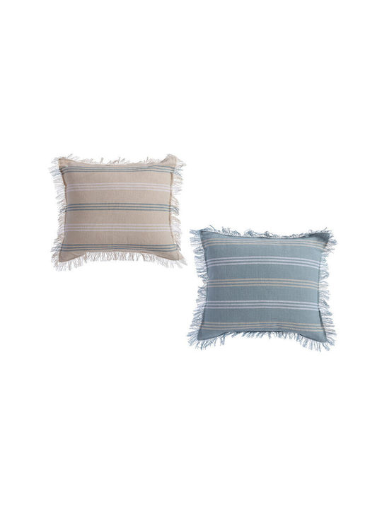 Nef-Nef Homeware Sofa Cushion Spirit From 100% Cotton Blue 45x45cm (Various Colors)
