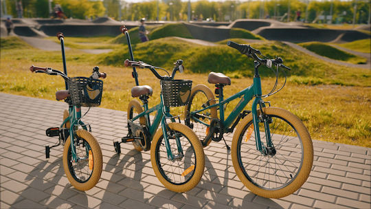 Sun Baby 16" Παιδικό Ποδήλατo BMX με Σκελετό Αλουμινίου (2023) Πράσινο