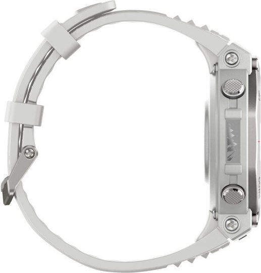 Amazfit T-Rex 3 Stainless Steel 48mm Waterproof Smartwatch with Heart Rate Monitor (Hazy Gray)