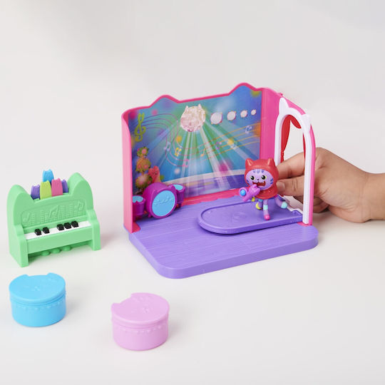 Spin Master Casa De Păpuși A Lui Gabby Daniel James Catnip Groovy Music Room Set De Camere De Lux Groovy Music Room Deluxe 'Daniel James Catnip' Pentru 3+ Ani
