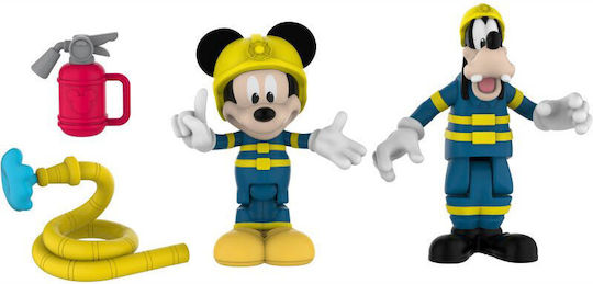 Giochi Preziosi Miniatur-Spaßspielzeug Mickey Mickey & Goofy Feuerwehrmänner Für 3+ Jahre