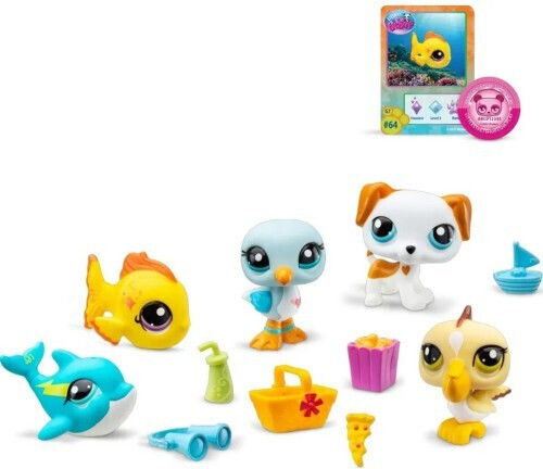 Basic Fun Beach Besties Collectors Littlest Pet Shop For 4+ Years 4cm (Miscellaneous Designs)