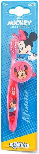 Mr. White Kinderzahnbürste für 3+ Jahre Rosa