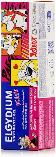 Elgydium Asterix Children's Toothpaste for 3+ Years with Berries Flavor 50ml