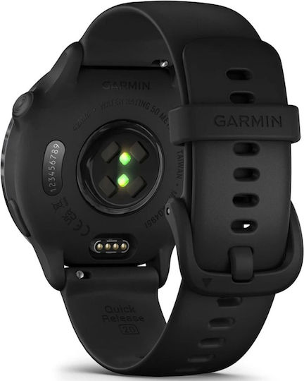 Garmin Vivoactive 6 Aluminium 42mm Waterproof Smartwatch with Heart Rate Monitor (Slate with Black Band)