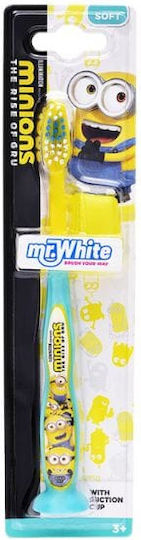 Mr. White Minions Παιδική Οδοντόβουρτσα για 3+ Χρονών Κίτρινη